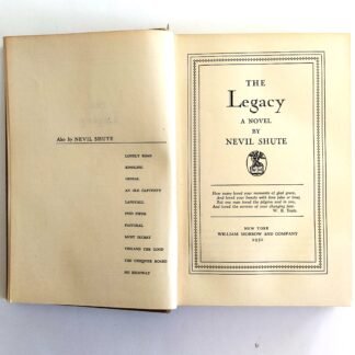 THE LEGACY - Nevil Shute