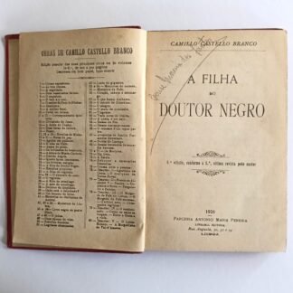 A FILHA DO DOUTOR NEGRO - Camillo Castello Branco