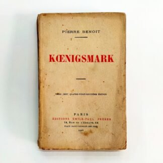 KOENIGSMARK - Pierre Benoit