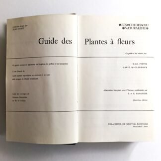 GUIDE DES PLANTES À FLEURS - R.S.R. Fitter, David McClintock, S. et C. Favarger